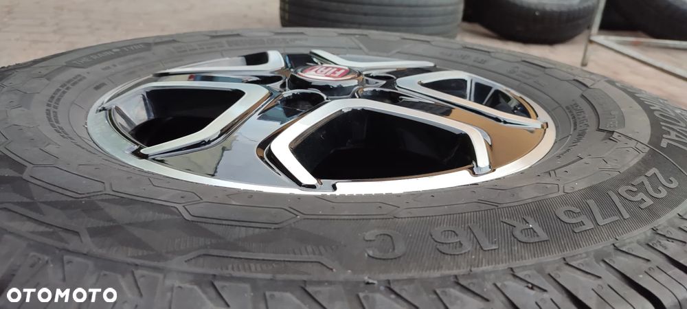 Koła Całoroczne Felgi Aluminiowe Oryg. Fiat Ducato Maxi Peugeot Boxer Citroen Jumper 16 cali 5x130 Ø78,1mm Et68 225/75/16 2022r Bdb !! Starogard Gdański - 9