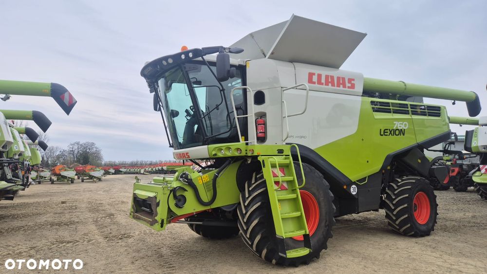 Claas Lexion 760 z hederem - 1