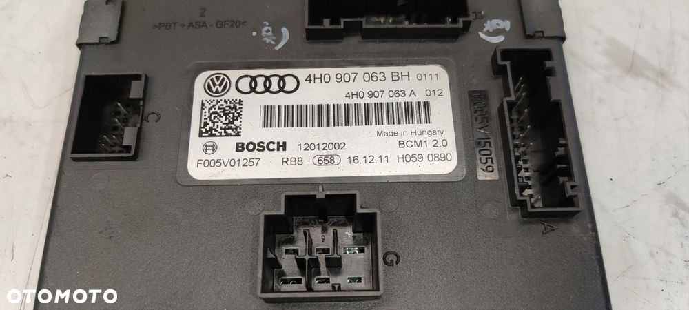 MODUŁ KOMFORTU BMC AUDI A6 C7 A7 A8 4H0907063BH - 2