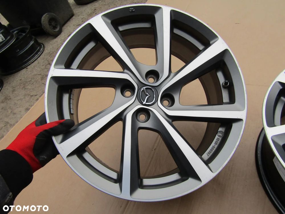 1x Felga Aluminiowa 17 Mazda 2 MX5 7 j 4x100 ET45 Oryginał + czujniki TPMS - 8