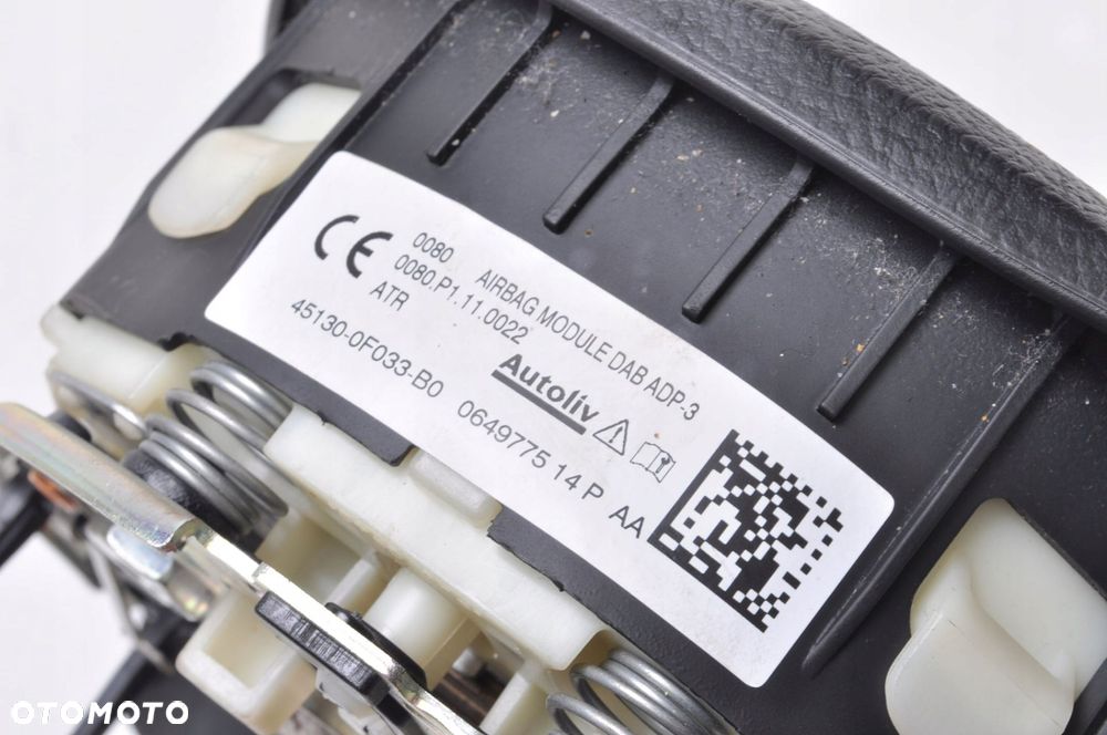 TOYOTA VERSO PODUSZKA POWIETRZNA KIEROWCY AIRBAG 45130-0F033 - 6