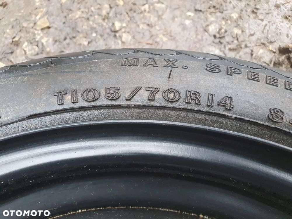 VW POLO 3 6N 6N2 KOŁO DOJAZDOWE 14'' 4x100 ET42 3,5J FIRESTONE 105/70 R14 - 2