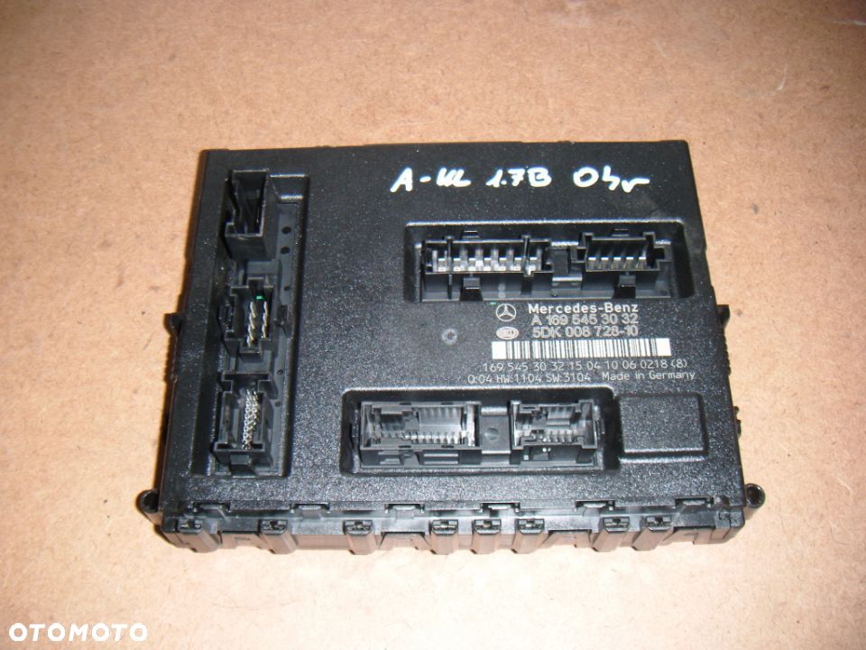 mercedes a klasa w169 04r 1.7b moduł bsi nr   1695453032 - 1
