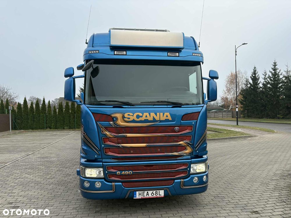 Scania G490 6x2 HDS HMF 3220 K-7 ŻURAW CRANE - 6
