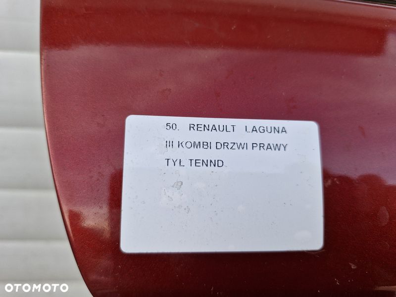 RENAULT LAGUNA 3 III KOMBI DRZWI PRAWY TYŁ PRAWE TYLNE TENND - 2