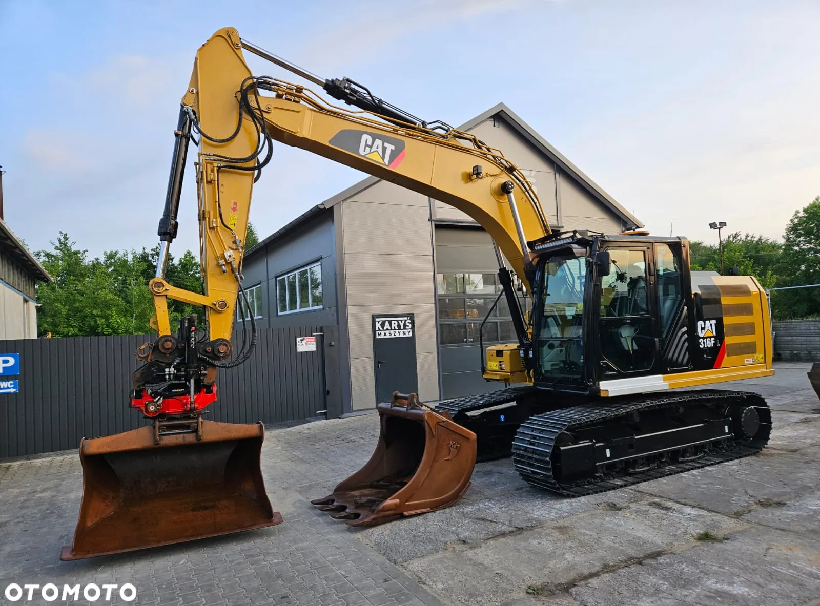 Caterpillar KOPARKA GĄSIENICOWA CAT CATERPILLAR 316FL 316E 316F 316 FL 314 315 316 318 2018R. ROTOTILT - 29