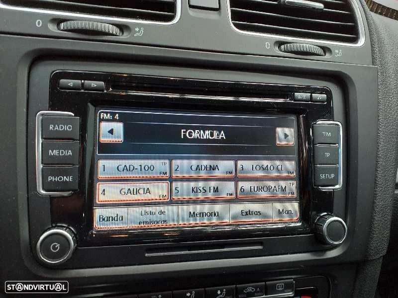 SISTEMA AUDIO / RADIO CD VOLKSWAGEN GOLF VI 2009 -3C8035195 - 2