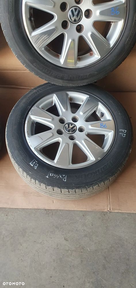 Alufelgi z oponami alusy felgi aluminiowe 5x112 7J ET45 215/55 R16 VW Passat B6 3C0601025AE - 7