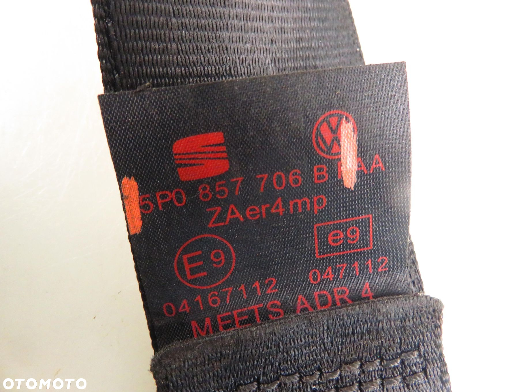 PAS PRAWY PRZEDNI SEAT ALTEA (5P1) 5P0857706B - 4