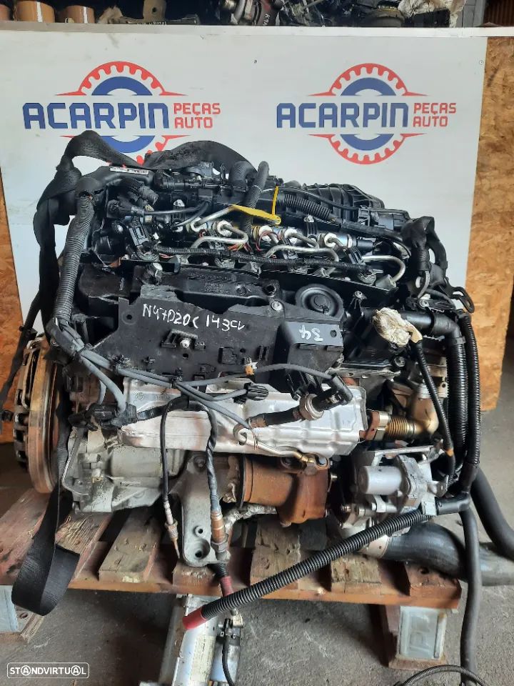 Motor BMW 118D F20/F21/F22 2.0D 143cv Ref: N47D20C - 1