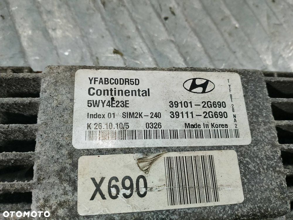 KOMPUTER, STEROWNIK HYUNDAI SONATA 39101-2G690  39111-2G690 2.0T GDI - 4