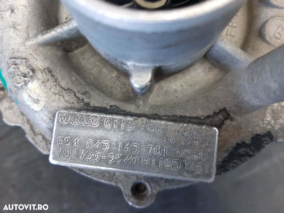 turbina 1.4 tdi vw lupo polo 9n seat ibiza skoda fabia cordoba  045145701 701729-95 - 3