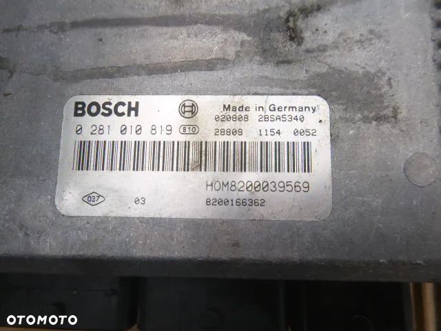 ZESTAW STARTOWY KOMPUTER STACYJKA CZYTNIK BSI RENAULT SCENIC I LIFT 1.9 DCI 99-03 - 26