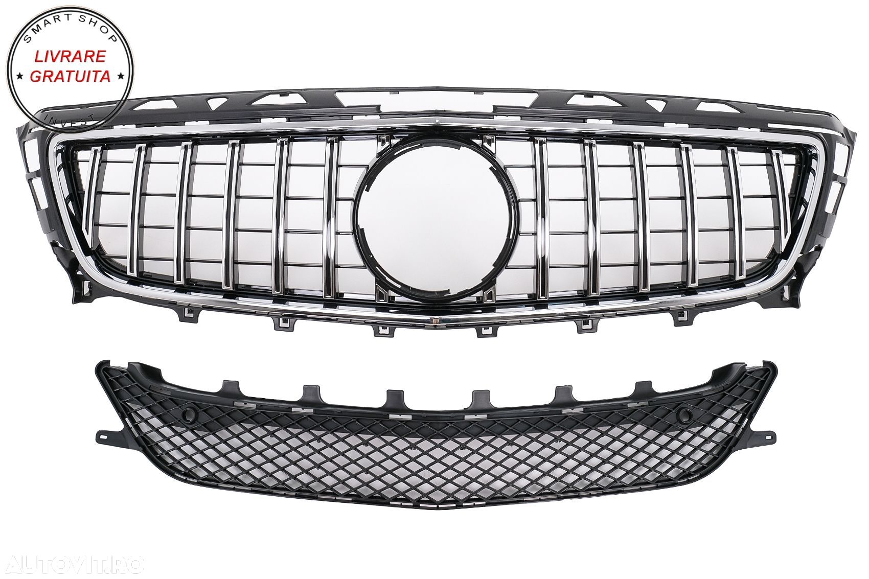 Grila Centrala Mercedes CLS W218 C218 (2011-2014) X218 Shooting Brake (2012-2014) - livrare gratuita - 1