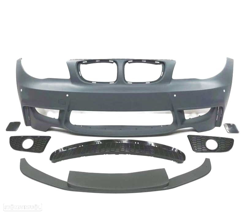 PARA-CHOQUES FRONTAL BMW E81 E87 E82 E88 06-10 LOOK 1M SRA + SPOILER FRONTAL - 3