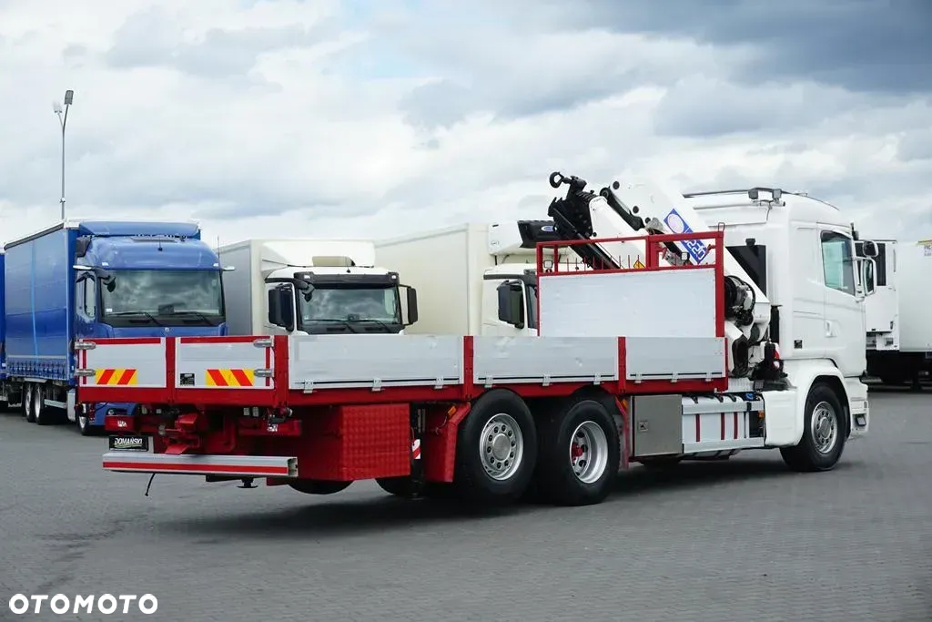 Scania G 490 / 6 X 2 / SKRZYNIOWY + HDS / HMF 3220 K7 / WYSIĘG 18,9 M - 7