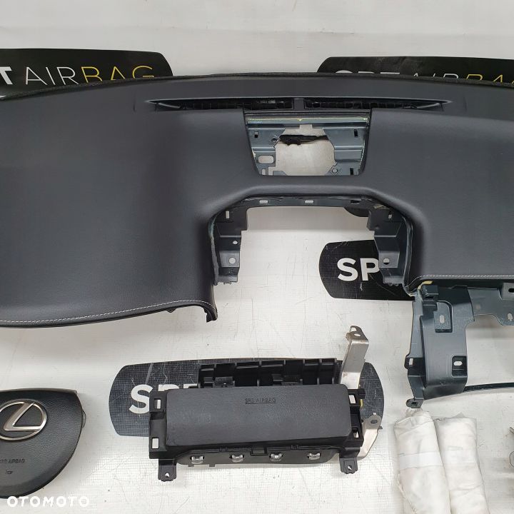 LEXUS NX300 DESKA ROZDZIELCZA KONSOLA KOKPIT PULPIT PODUSZKI AIRBAG AIR BAG PASY KIT SET - 3