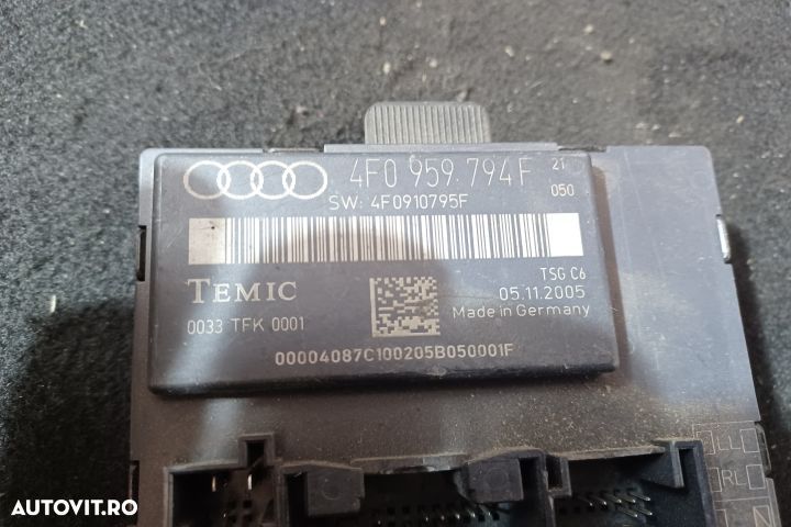 Modul control usa spate dreapta 4F0959794F 4F0959794F Audi A6 4F/C6 [ - 3
