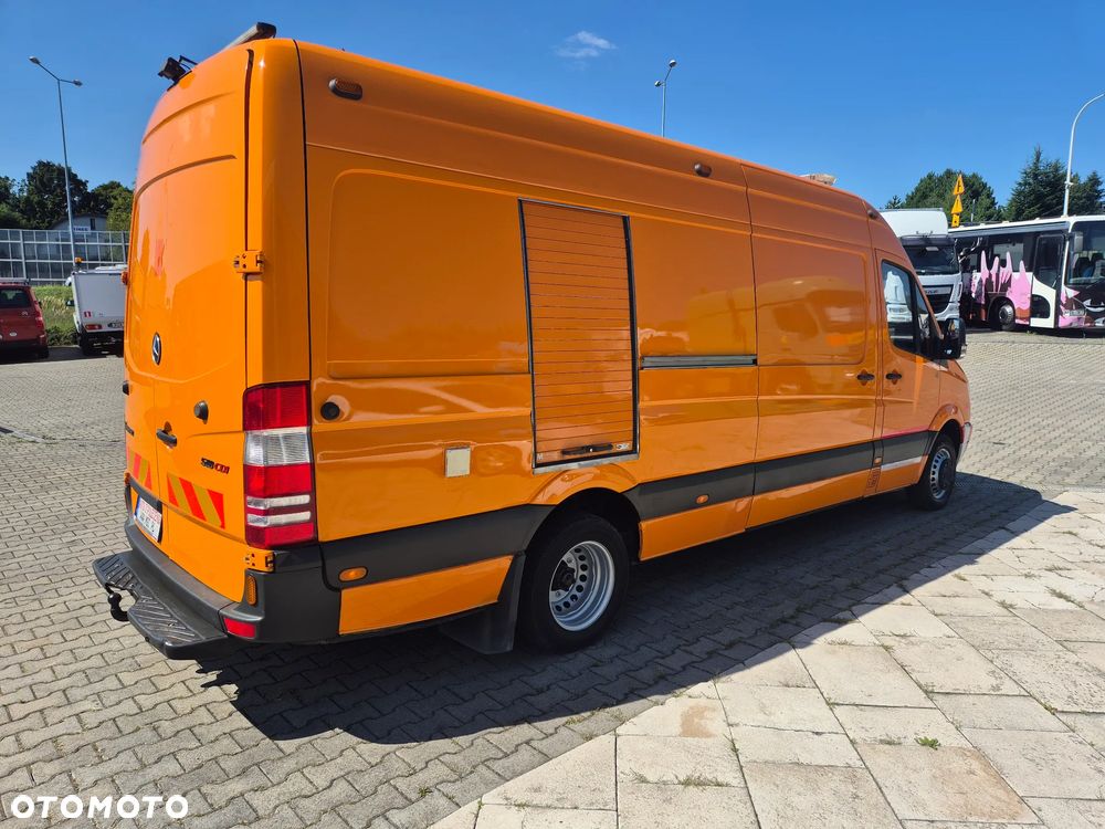 Mercedes-Benz Sprinter 518 CDi / INSPEKCJA KANAŁÓW / 3 KAMERY / SOCJALNE POMIESZCZENIE / W PEŁNI SPRAWNY / DO KANALIZACJI / ASENIZACYJNY / EURO 4 - 8