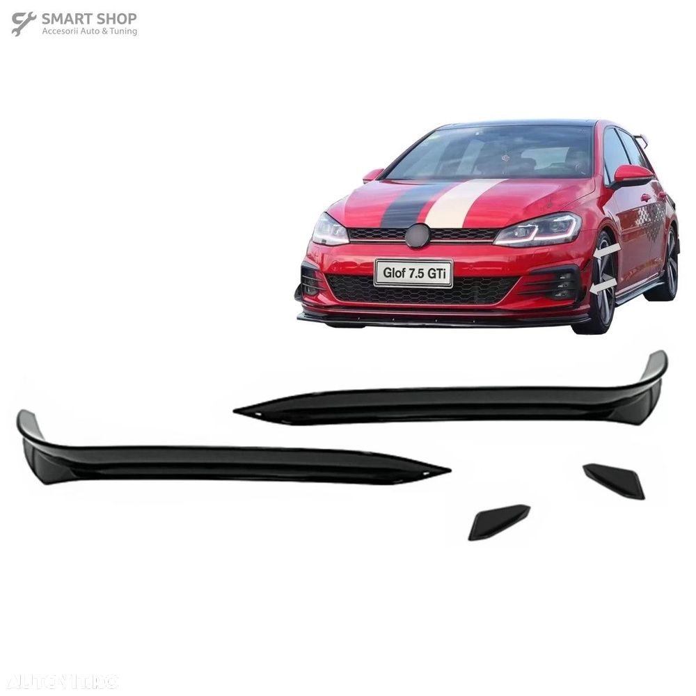Ornamente bara fata flapsuri VW Golf 7.5 GTI 5G Hatchback (2017-2020) - 1
