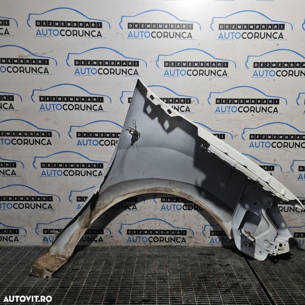 Aripa Stanga Fata Dacia Sandero 2 Facelift 2016 - 2020 4 Usi ALB (1327) - 2
