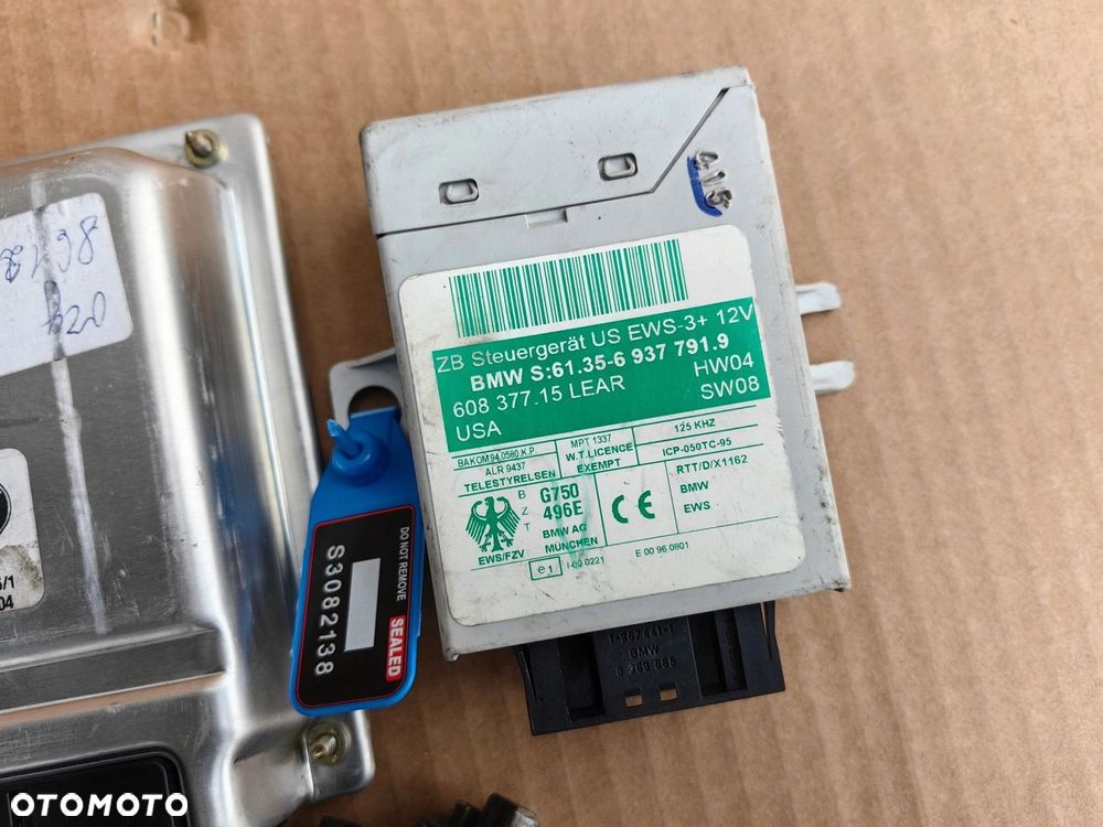 Komputer silnika zestaw startowy BMW M54 MS45 x3 e83 x5 e53 7561382 - 3