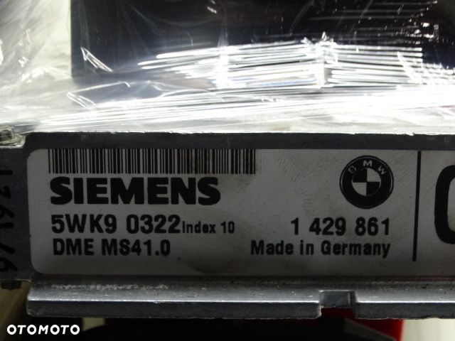 BMW e36 e39 M52 DME MS41.0 Zestaw Siemens EWS Pestka - 4