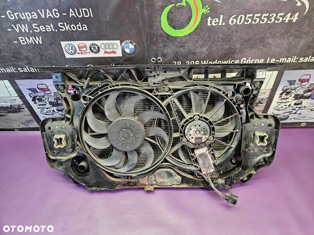 Pas Przedni Wzmocnienie Czołowe Belka Zderzaka Chłodnice Wentylatory 2.7 3.0 TDI AUDI A6 C6 - 32