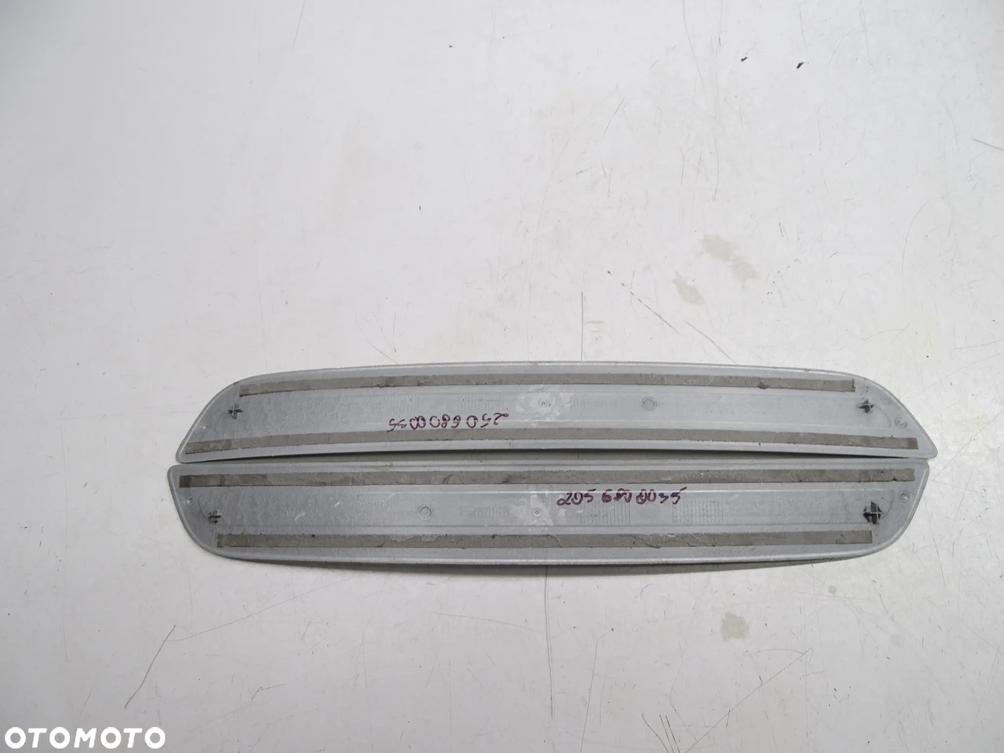 NAKŁADKA LEWA PRAWA PROGU LISTWA CHROM MERCEDES W205 C KLASA 2056800035 - 3