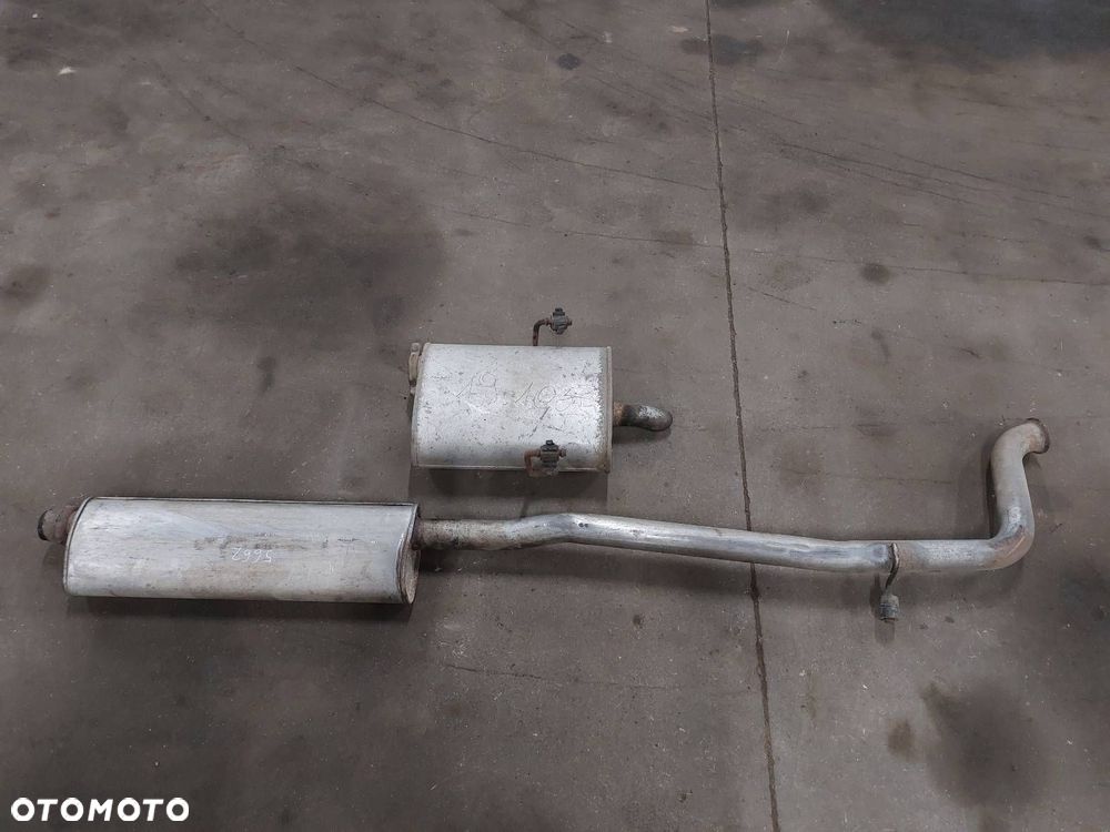 TŁUMIK WYDECH ŚRODKOWY + KOŃCOWY PEUGEOT 406 I 2.1 TD - 1