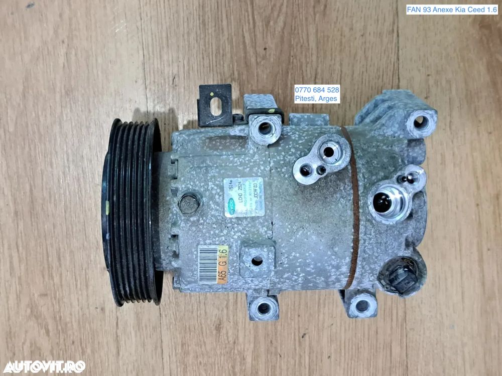 Compresor clima ac aer conditionat climatronic 6PK Original Kia Ceed 1.4 1.6, Cerato 1.6, Pro Ceed 1.4 1.6, Soul 1.6, Hyundai Elantra 5,6 1.6i i30 1.4 1.6 - 1