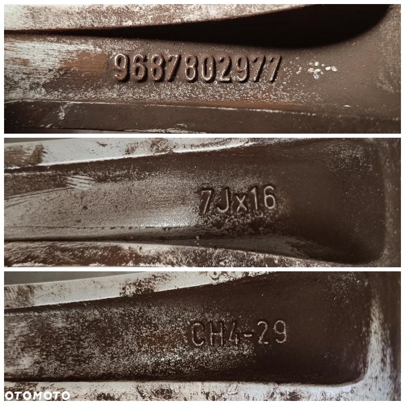 Alufelgi 4x108 16 Citroen C4 Picasso 9687802977 4szt (F9574) - 8