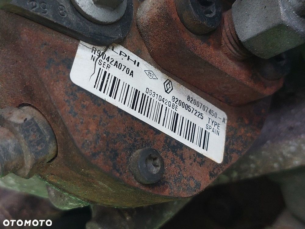 Silnik słupek diesel Renault Modus 1.5DCI 85KM 2004–2012 KOD:K9KT766 - 13