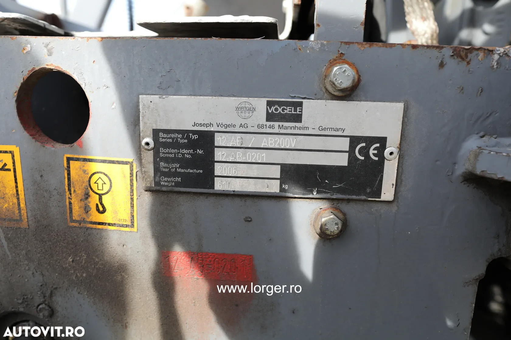 Vogele Super 600 - 10