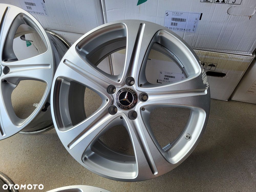 [1252] Felgi aluminiowe Oryginał MERCEDES 18 Cali 5x112 ET43 KLASA CE - 4