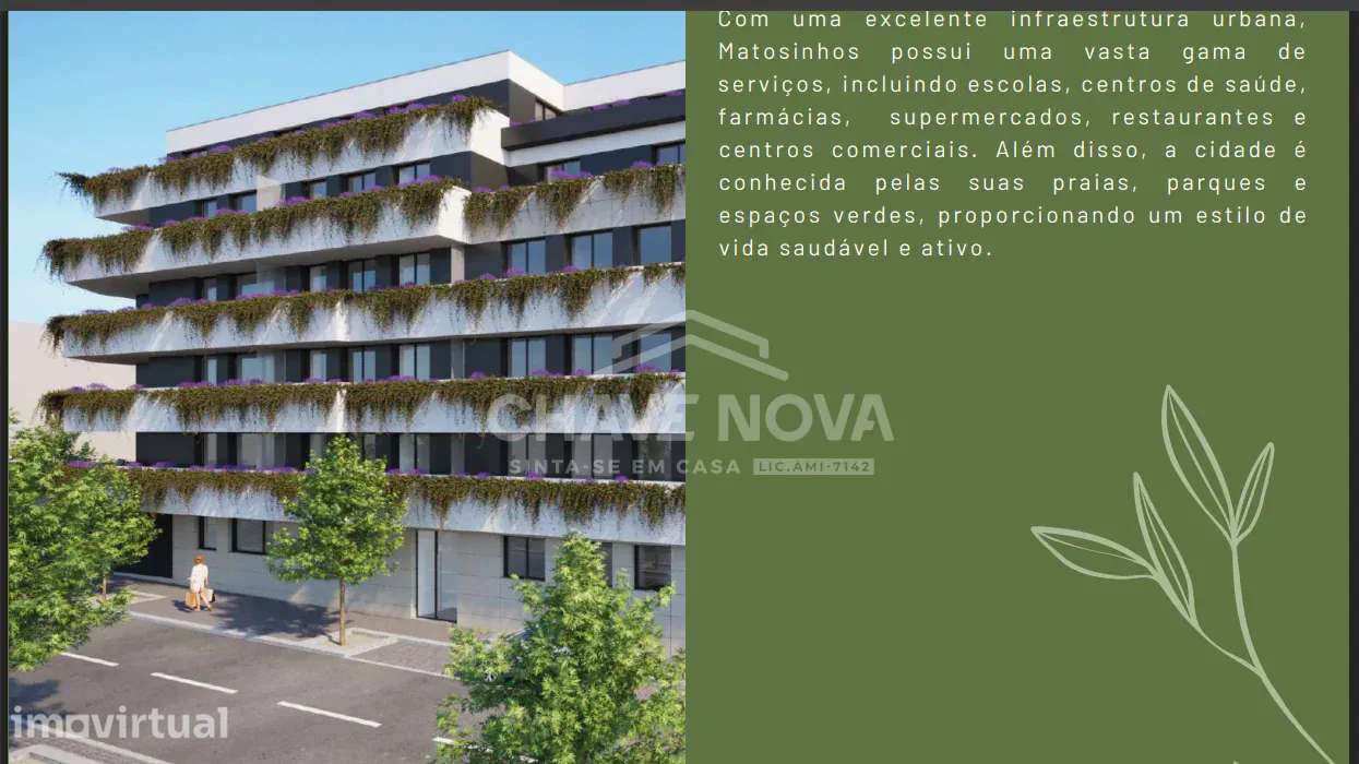 T1 novo com Garagem no centro de Matosinhos - Grande imagem: 5/25