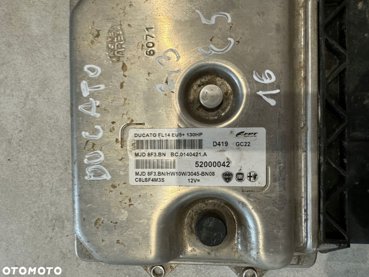Ducato 2,3 M-jet E5 14-17 zestaw komputer 52000042 - 2