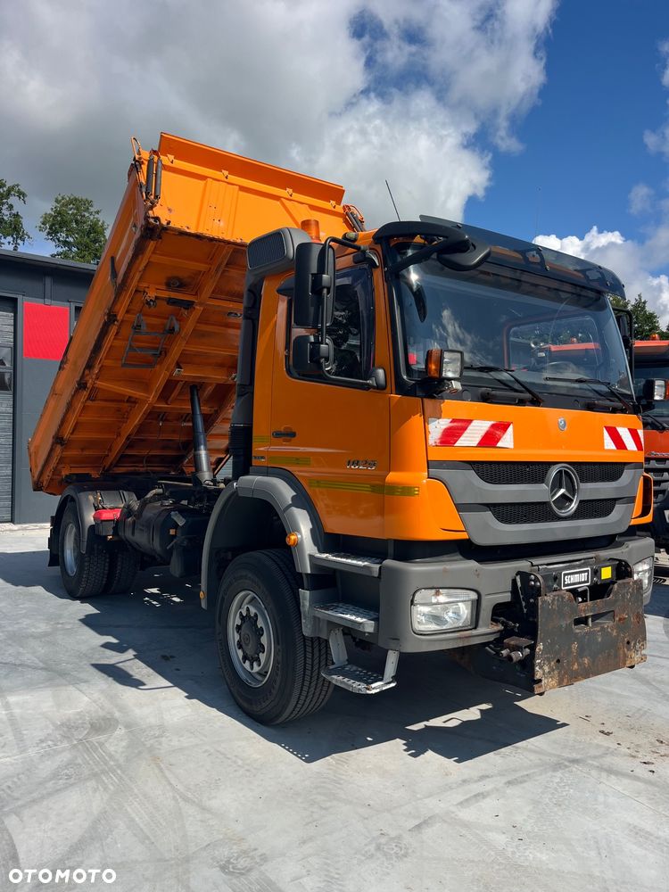 Mercedes-Benz Axor 1829 Wywrotka 4x4 Napęd na Mostach 4x4  Na Wał Reduktor Biegi Terenowe Czolownica Hydraulika Boczna Klimatyzacja Webasto Manual Grzana szyba Pług Piaskarka Solarka Schnitd Stratos B50-36 - 8