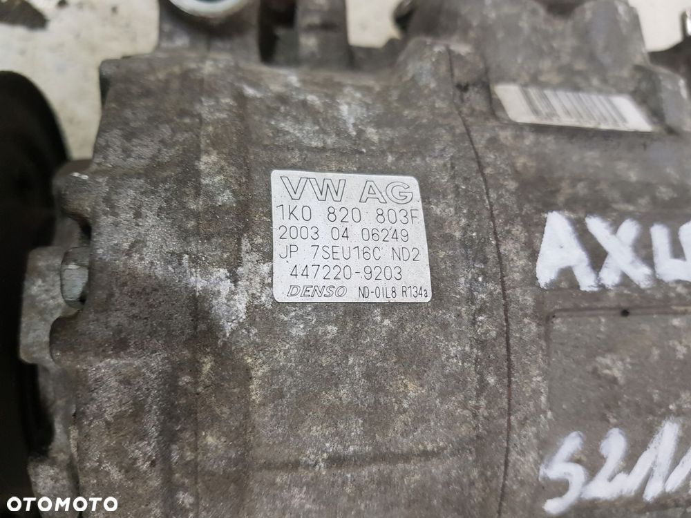 sprężarka klimatyzacji 1k0820803f vw touran golf v audi a3 2.0 fsi axw - 8