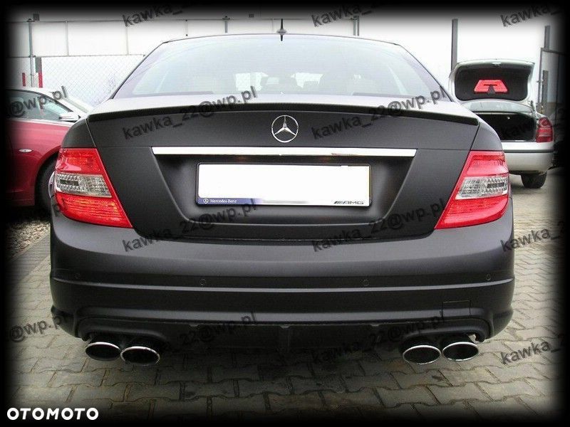 MERCEDES W204 SPOILER AMG LOTKA NA KLAPĘ PODKŁAD!! - 15