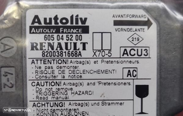 Centralina De Airbags Renault Master Ii Caixa (Fd) - 3