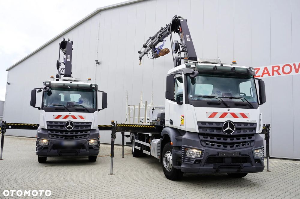 Mercedes-Benz Arocs 1833 4×2 / 50 tys. km! / HDS HIAB X-HIPRO 192 ES-3 / Pilot / Wiertło / 3 szt._260335 - 4