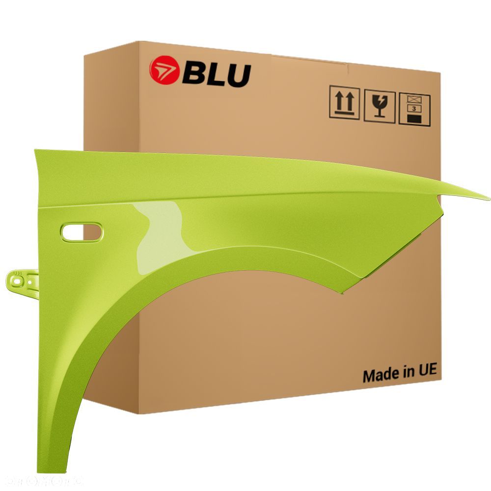 BLU Błotnik SEAT IBIZA IV 4 6J LS1T prawy zielony 08-17 przód AmarilloZitrus - 1