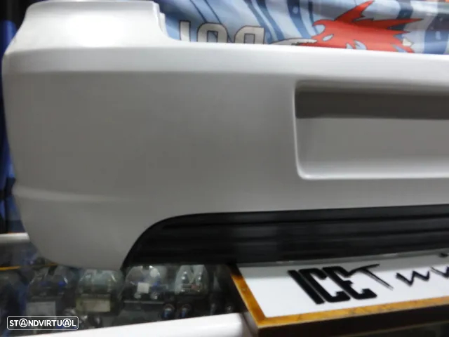 Para-choques traseiro em fibra VW Golf 4, IV R-line LOOK C/1 saída simples, dupla, 2 saídas ou sem saídas de escape - 28