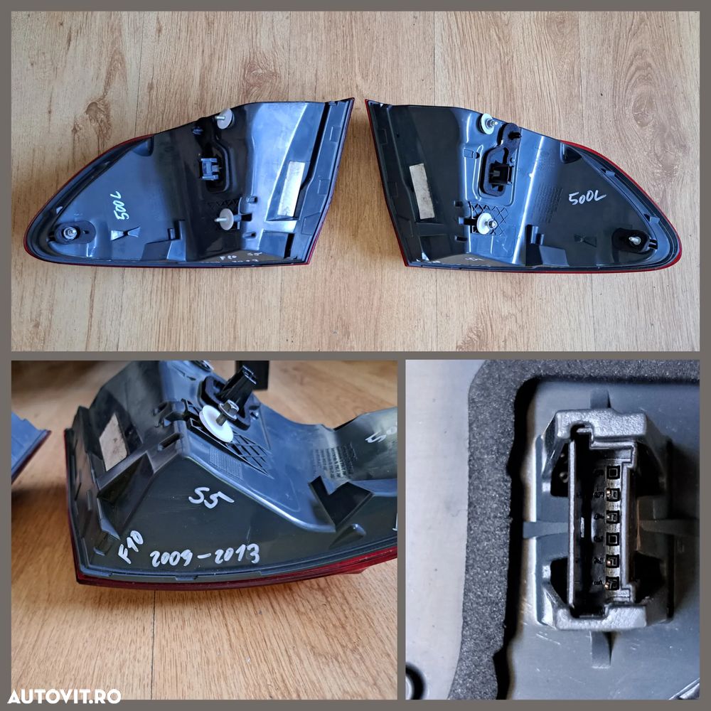Stop tripla lampa marsarier semnalizare pozitii stanga dreapta spate bmw seria 5 F10 F18 F11 520d 523Li 525d 535Li 528i - 3