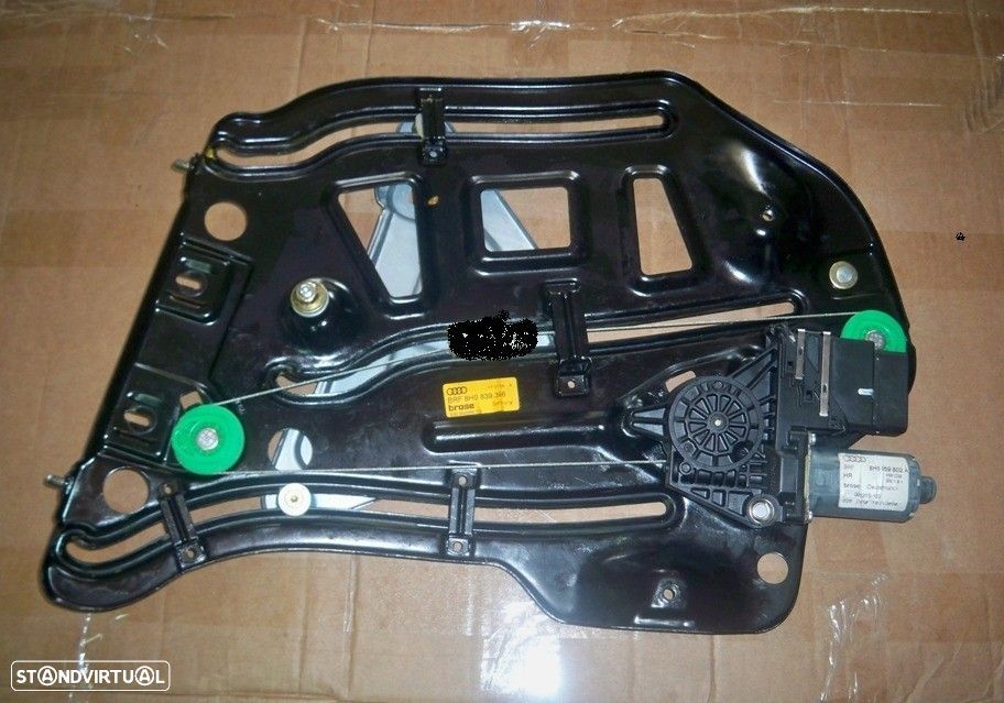 Kit reparação elevador dos vidros Audi A4 Cabrio (trás) 2000-2007  NOVO - 1