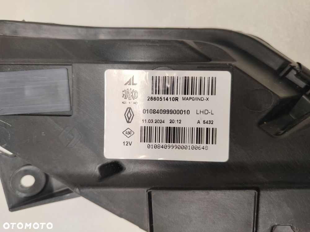 renault clio v drl lampa lewy przód 266051410r - 10