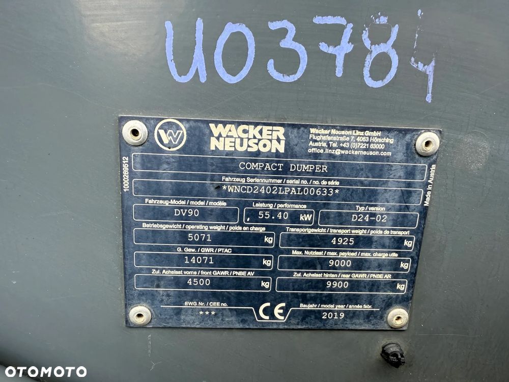Wacker Neuson DV90 - 20