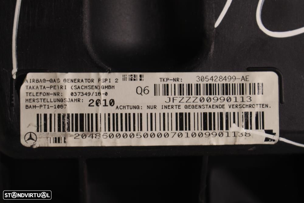 Airbag De Passageiro Mercedes-Benz C-Class (W204)  2048600005 / 305428 - 8