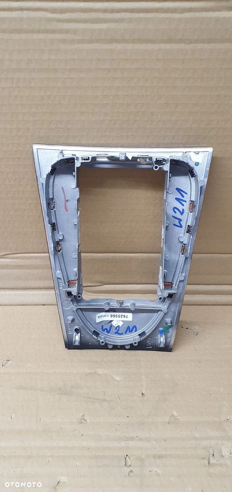 Ramka dekor tunelu wybieraka drewno Mercedes E-Klasa W211 A2116800936 - 5